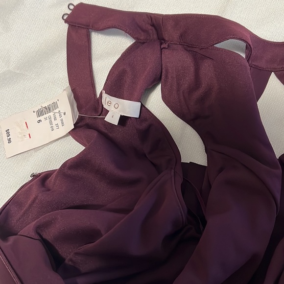 Cleo burgundy dress. Size 6 - Picture 6 of 6